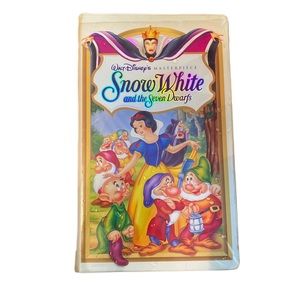 Disney Snow White and the seven dwarfs VHS